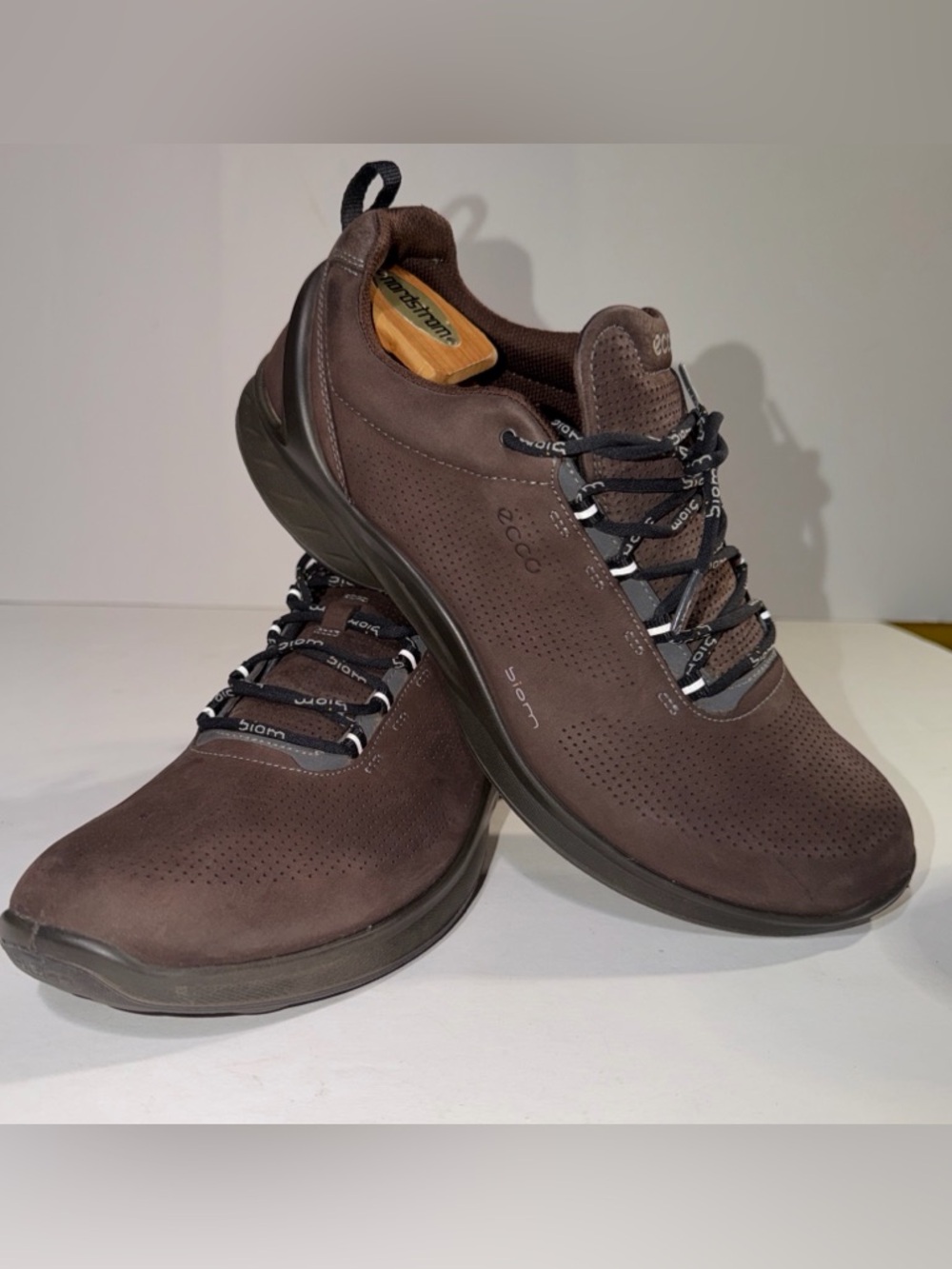 Ecco Biom Fjuel Men's Brown Athletic Walking Shoes Size 11